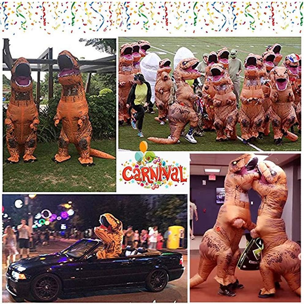 T-Rex Dinosaur Inflatables Costume Brown Inflatable Costume Halloween Costume Cosplay Fancy Dress - Image 3
