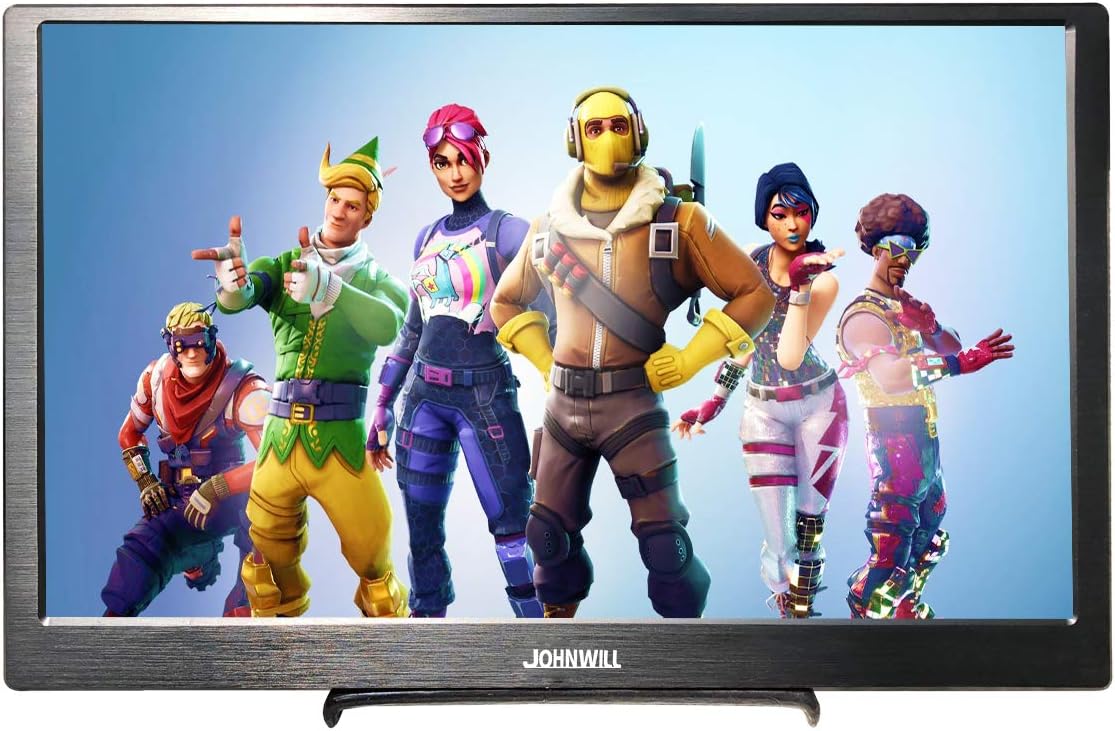 JOHNWILL Portable Monitor 11.6" IPS LCD Monitor 1920X1080 IPS Portable Display HDMI Input, USB Powered,Built-in Speaker,Compatible with Laptop,PC,PS4, PS3, Xbox Ones,Raspberry Pi