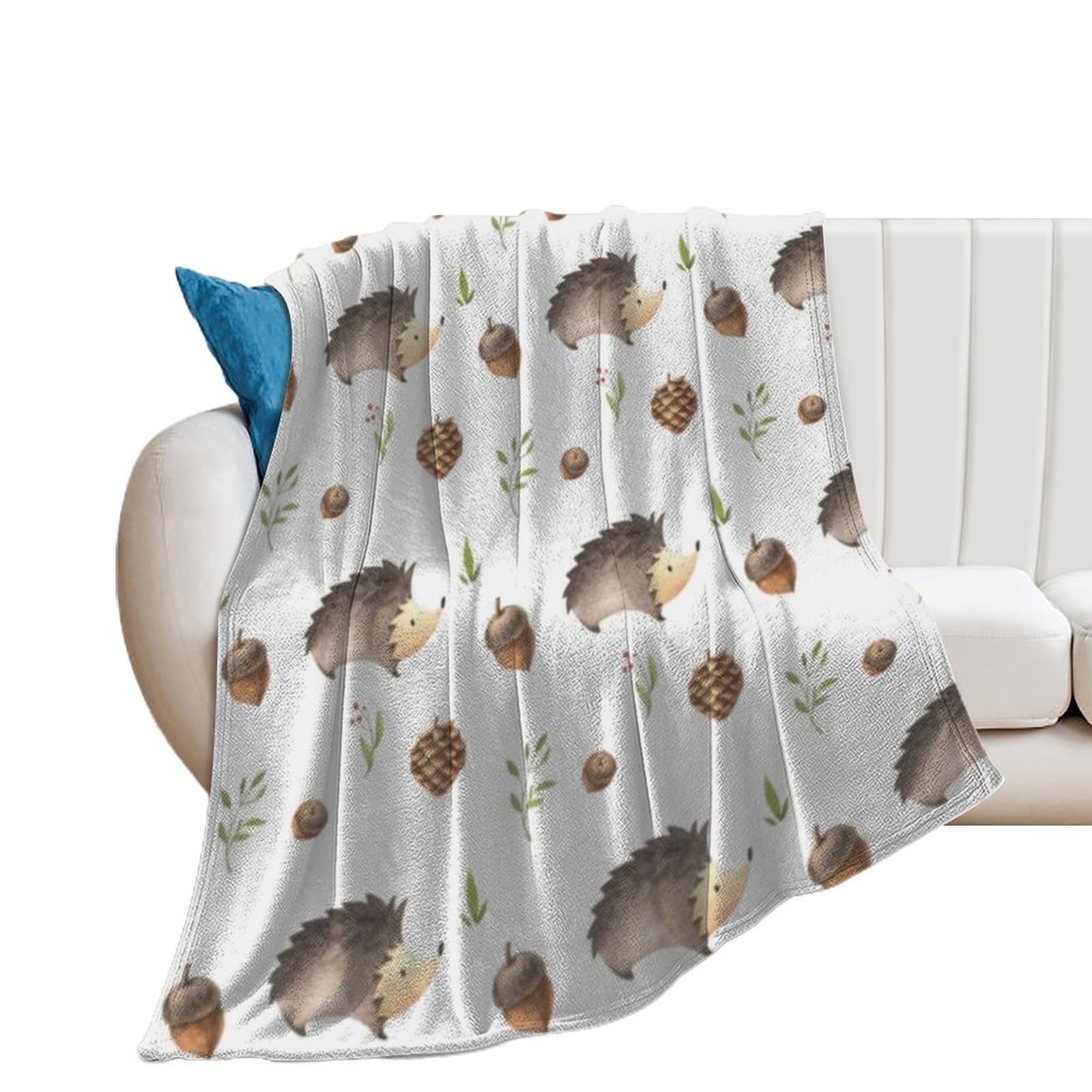 Couverture en flanelle palmier hawaïen thermorégulatrice et douce pour lit