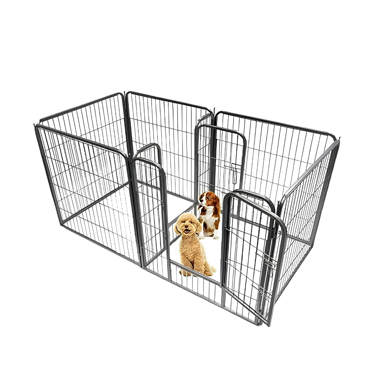 Ellie-Bo Heavy Duty 7-piece 80cm High Modular Dog Pen