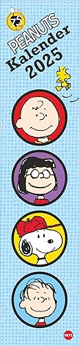 Peanuts Superlangplaner 2025: Praktischer Wandplaner mit den bekannten Peanuts-Comics. Kulltiger Streifenkalender zum Eintragen. Termin-Kalender mit lustigen Bildergeschichten. (Peanuts Kalender Heye)