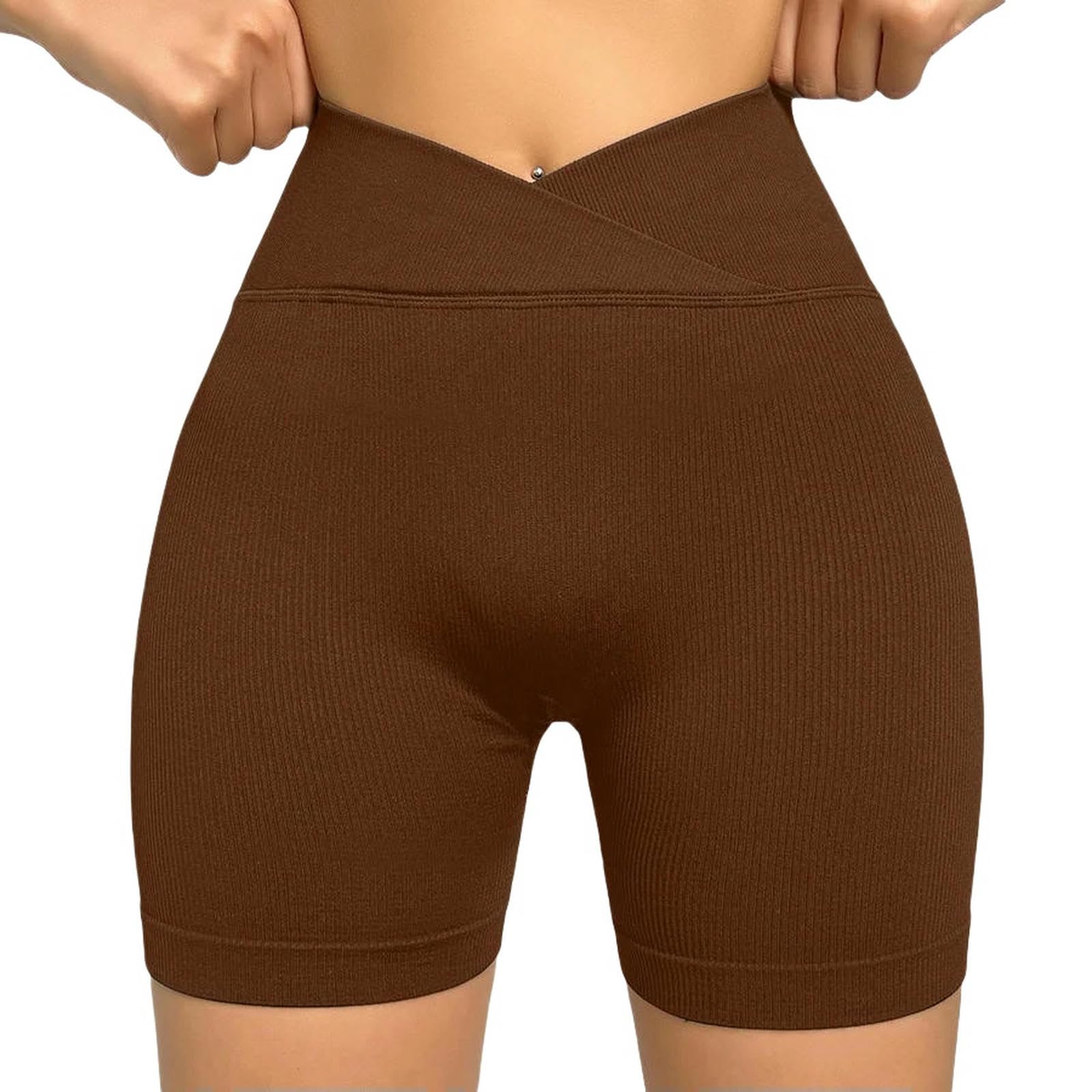 Pantaloncini da motociclista Estivi Vita Alta Donna Palestra Alla Moda Running Fitness Pantaloni Donna Yoga Sport Leggings Pantaloncini