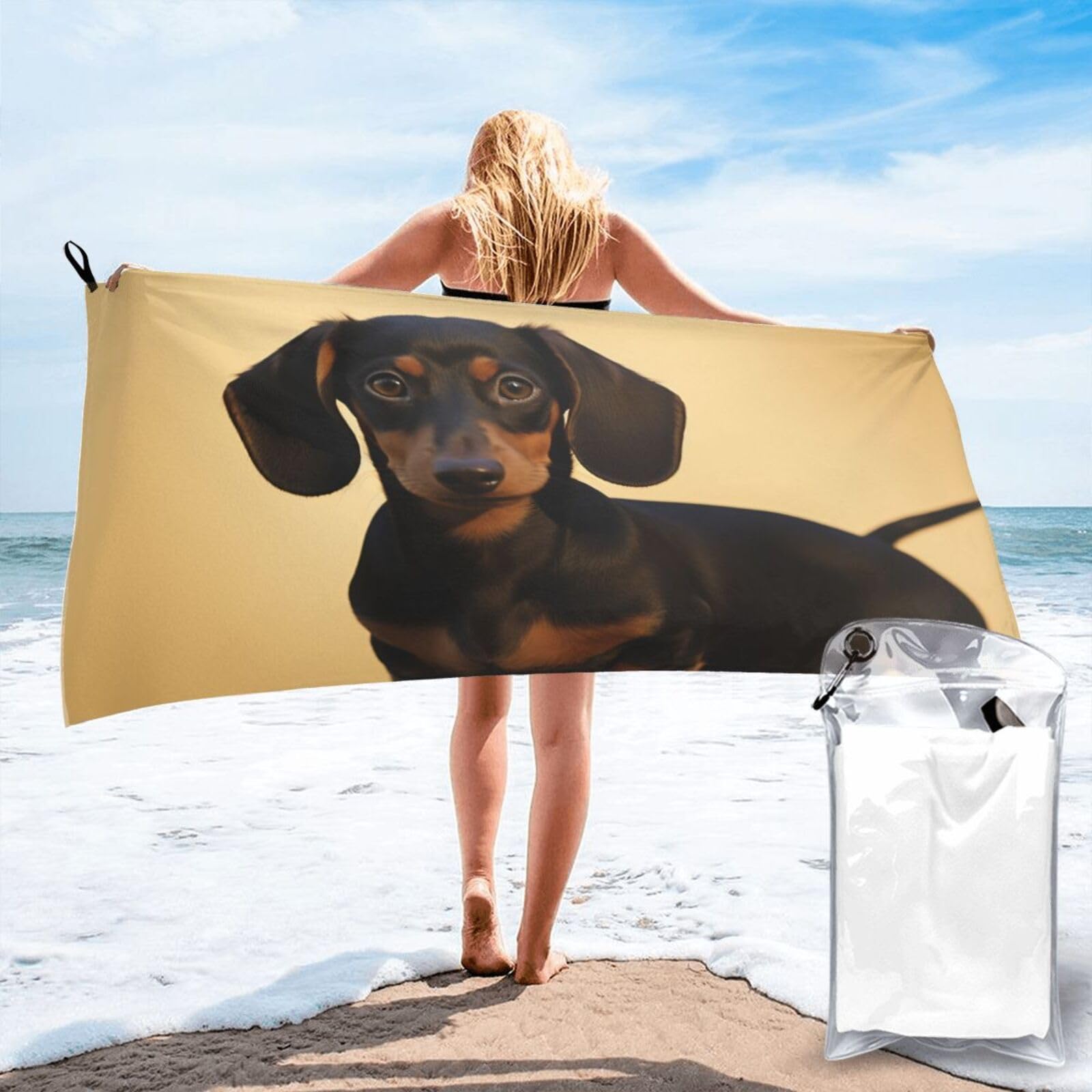 Serviette de bain microfibre séchage rapide et anti-sable pour hôtel