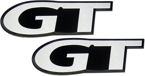 Miniatura 3 de GT Fender - Emblema de aluminio en relieve compatible con Ford Mustang (paquete de 2)