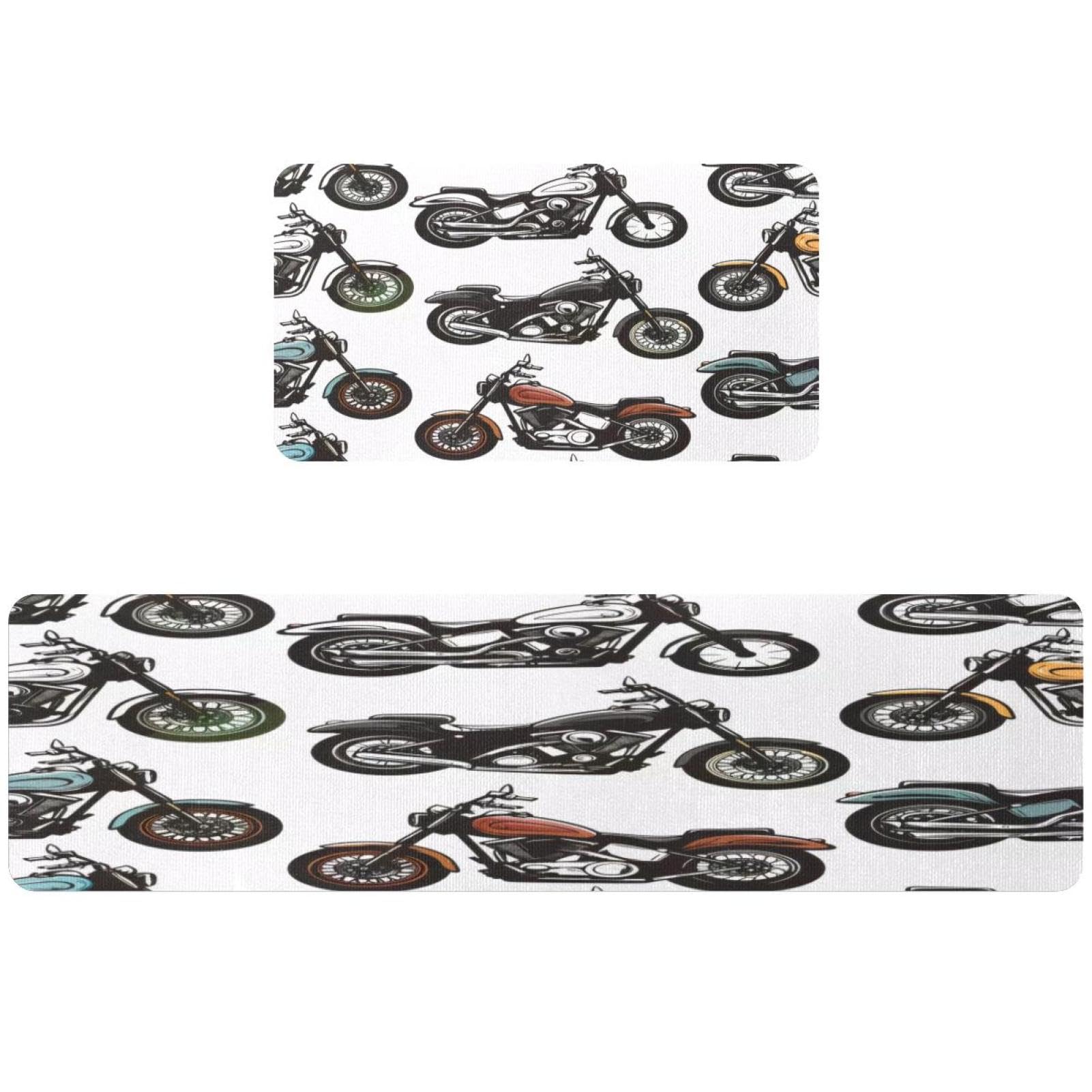 Alfombrillas de cocina antideslizantes lavables VAPOKF alfombras absorbentes multicolor