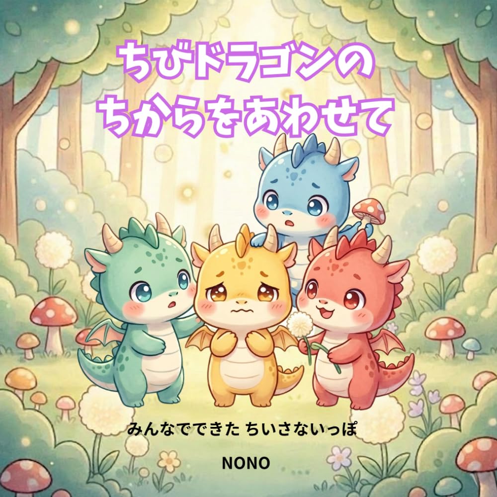 ちびドラゴンたちのちからをあわせて: みんなでできた ちいさな いっぽ