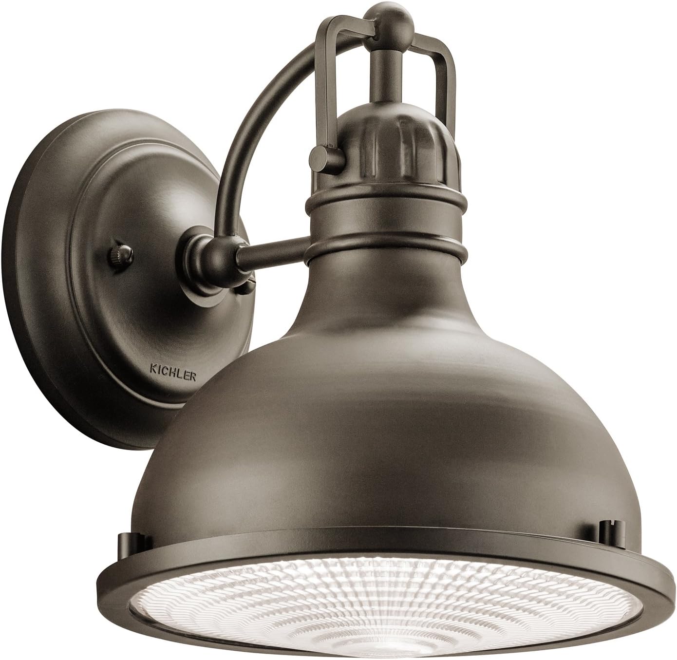 🔥 Crazy Deals Hatteras Bay 9.5 1 Light Indoor/Outdoor Wall Sconce with Clear Fresnel Lens in Olde Bronze