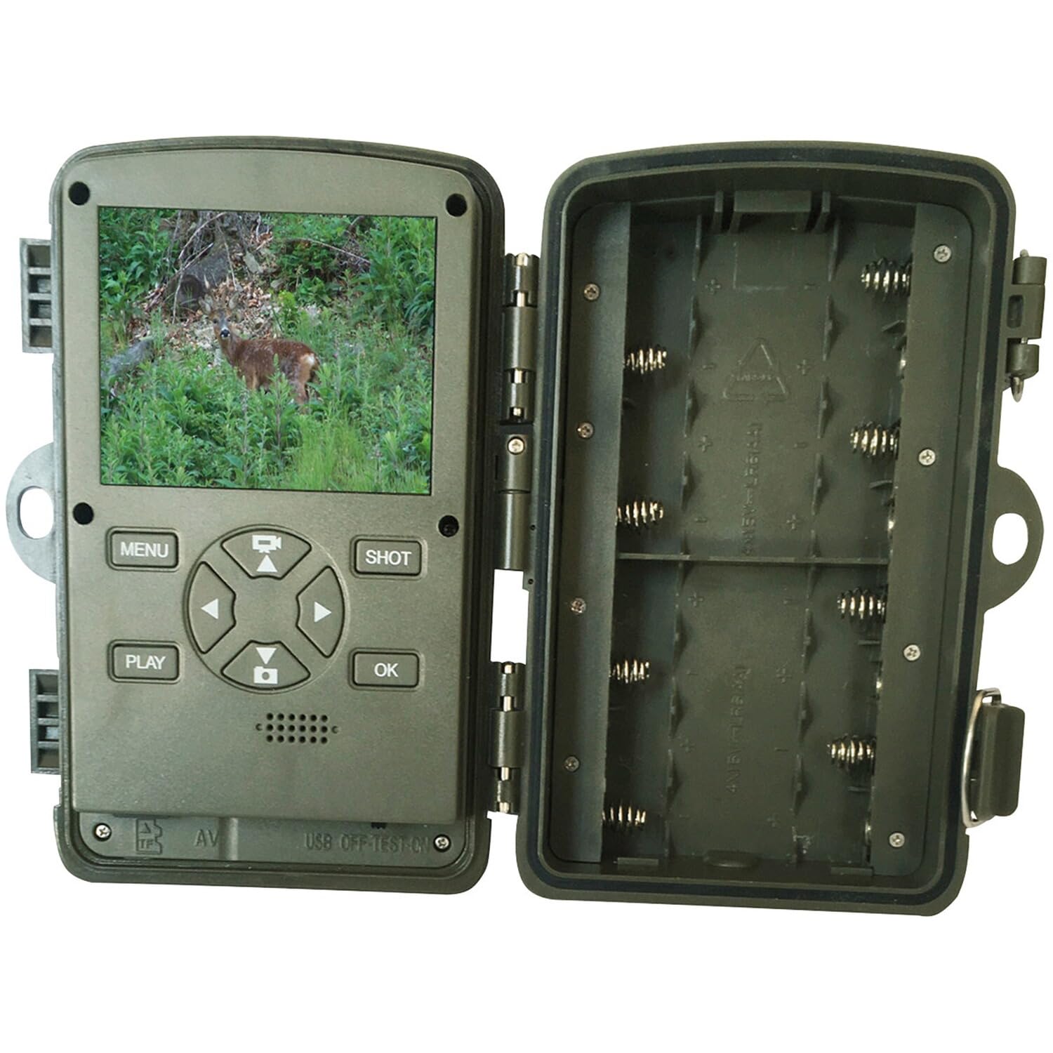 Berger & Schröter 32034 Caméra de Chasse WiFi 4K Full HD 20 MP à LED Noires, Enregistrement sonore, Wi-FI, Radio Time-Lapse