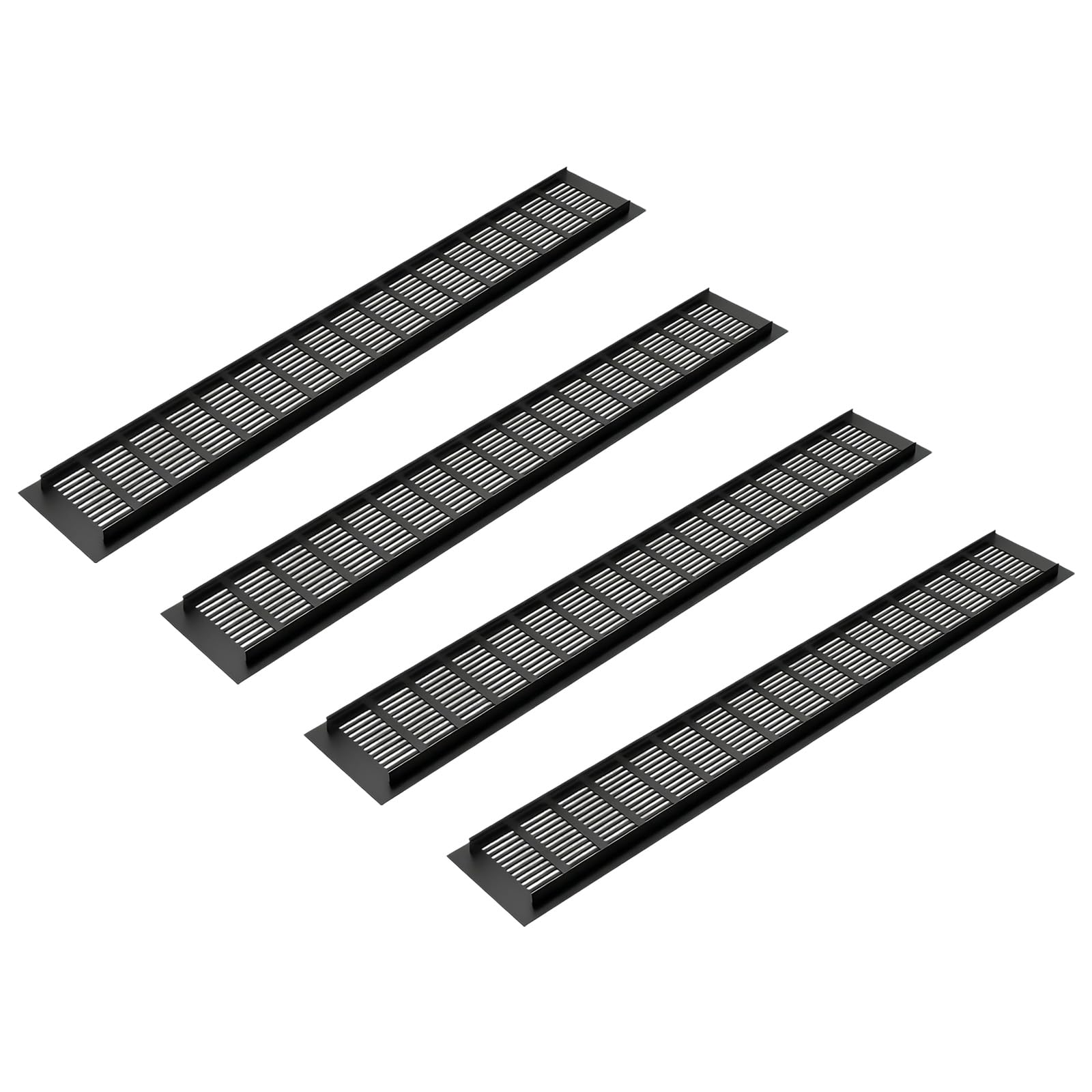 Hdoytxxm A 4Pcs Rectangular Ir Vent Ventilation Grille Furniture Cabinet Ventilation Decorative Cover Wardrobes Fitting Enduring Luminum Lloy Ir Vent Grille