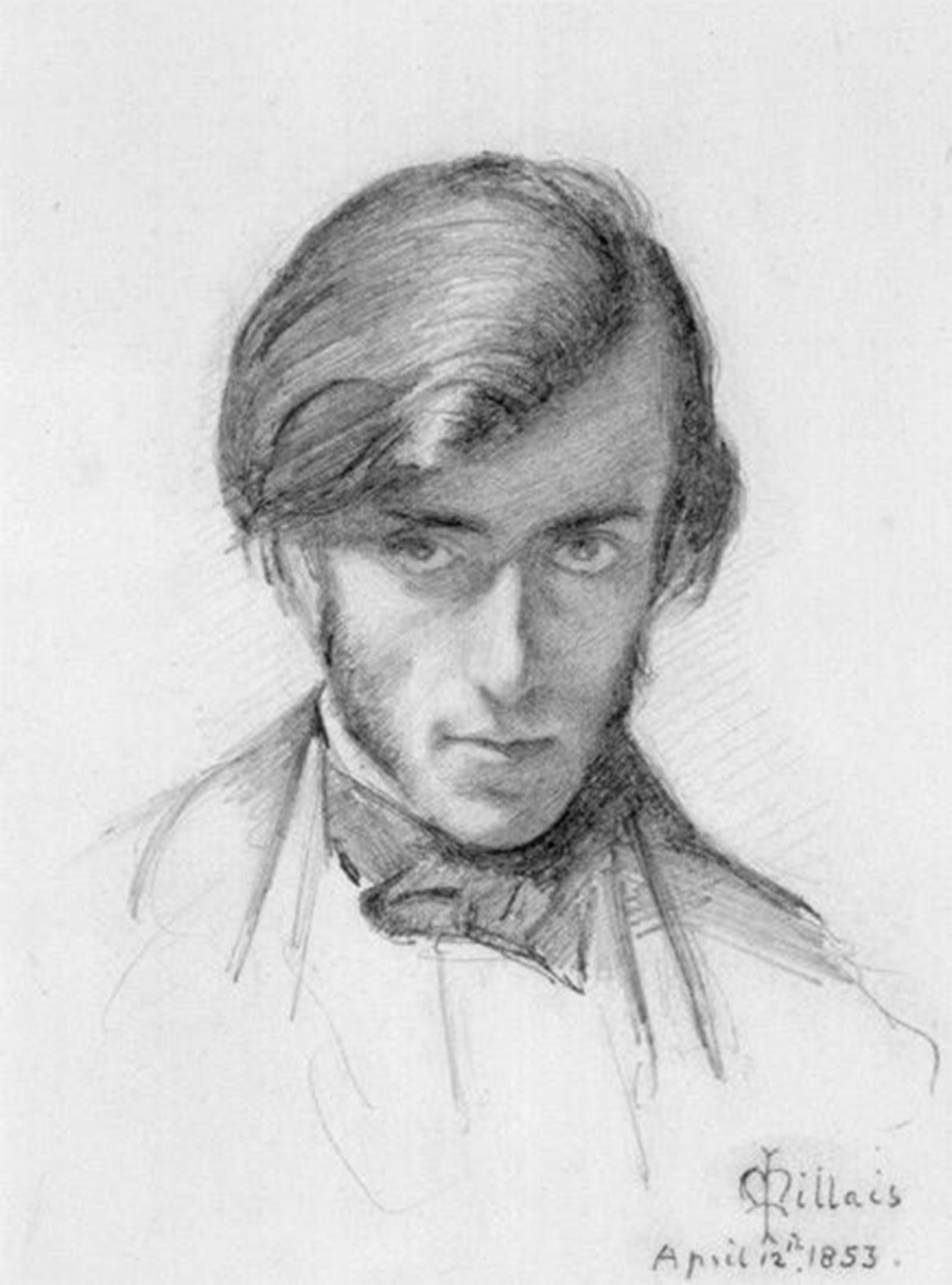 SERENDIPITP Retro Picture Poster Wall Art Pictures Painting Frederic George Stephens by John Everett Millais Wall Art Canvas Print for Wall Decor 60x90cm