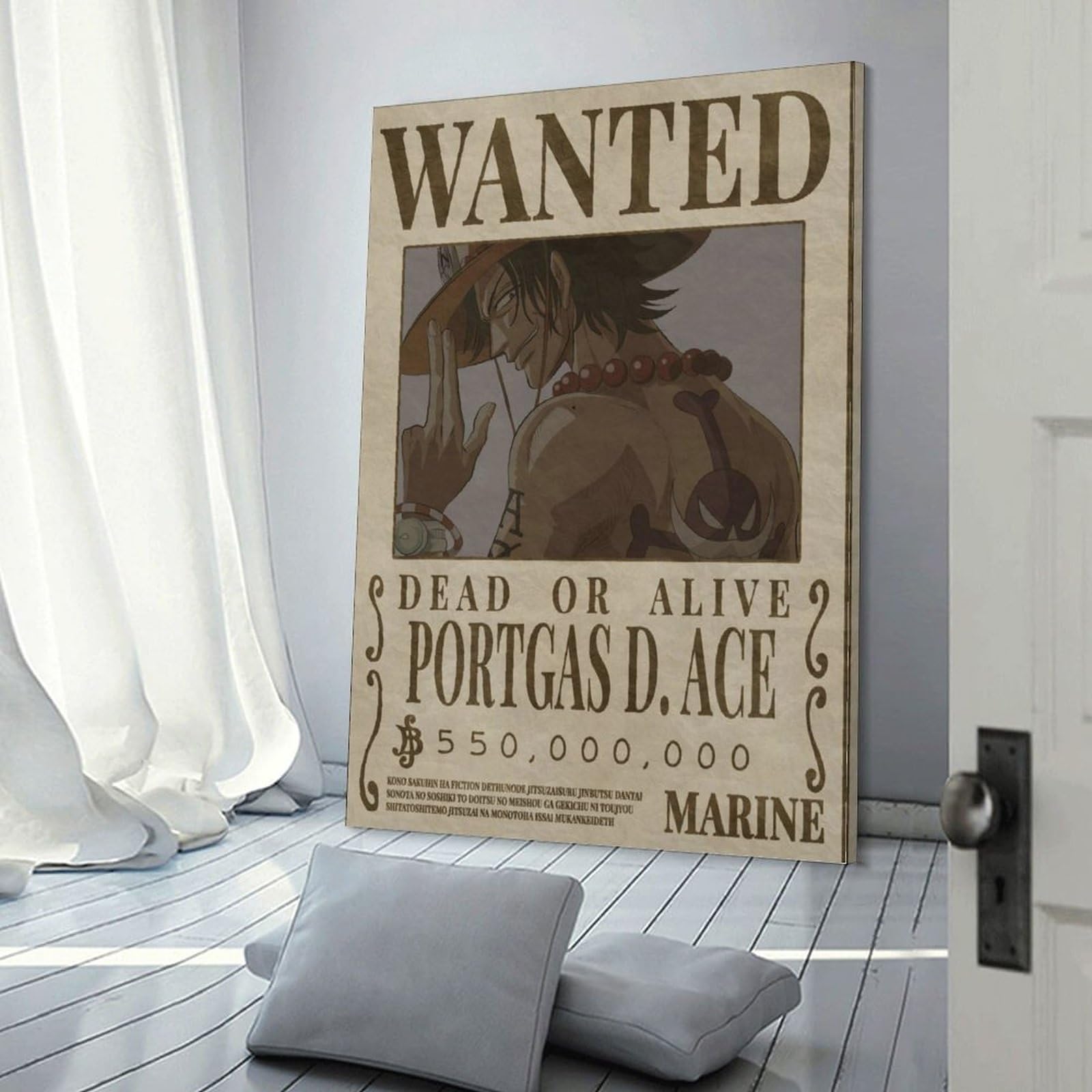 Amazon.co.jp: ワンピースアニメエース賞金首指名手配ポスター2