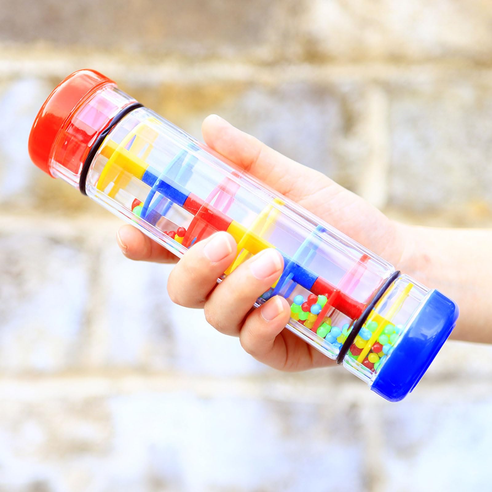 Alomejor Set di Strumenti Musicali per Bambini, Giocattoli a Percussione Tamburello Maracas con Borsa Portaoggetti per Ragazzi Ragazze 3-8 Anni