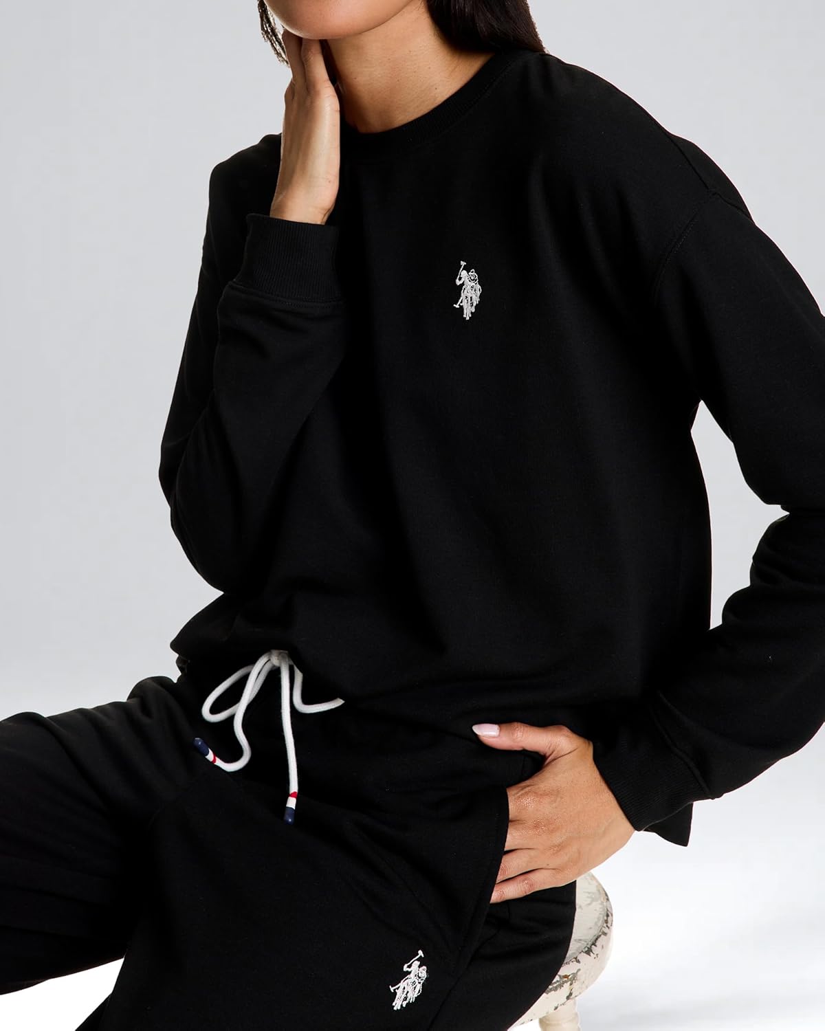 U.S. Polo Assn. Women's 2-Piece Lounge Pajama Set Valentines Gifts for Her - Image 3