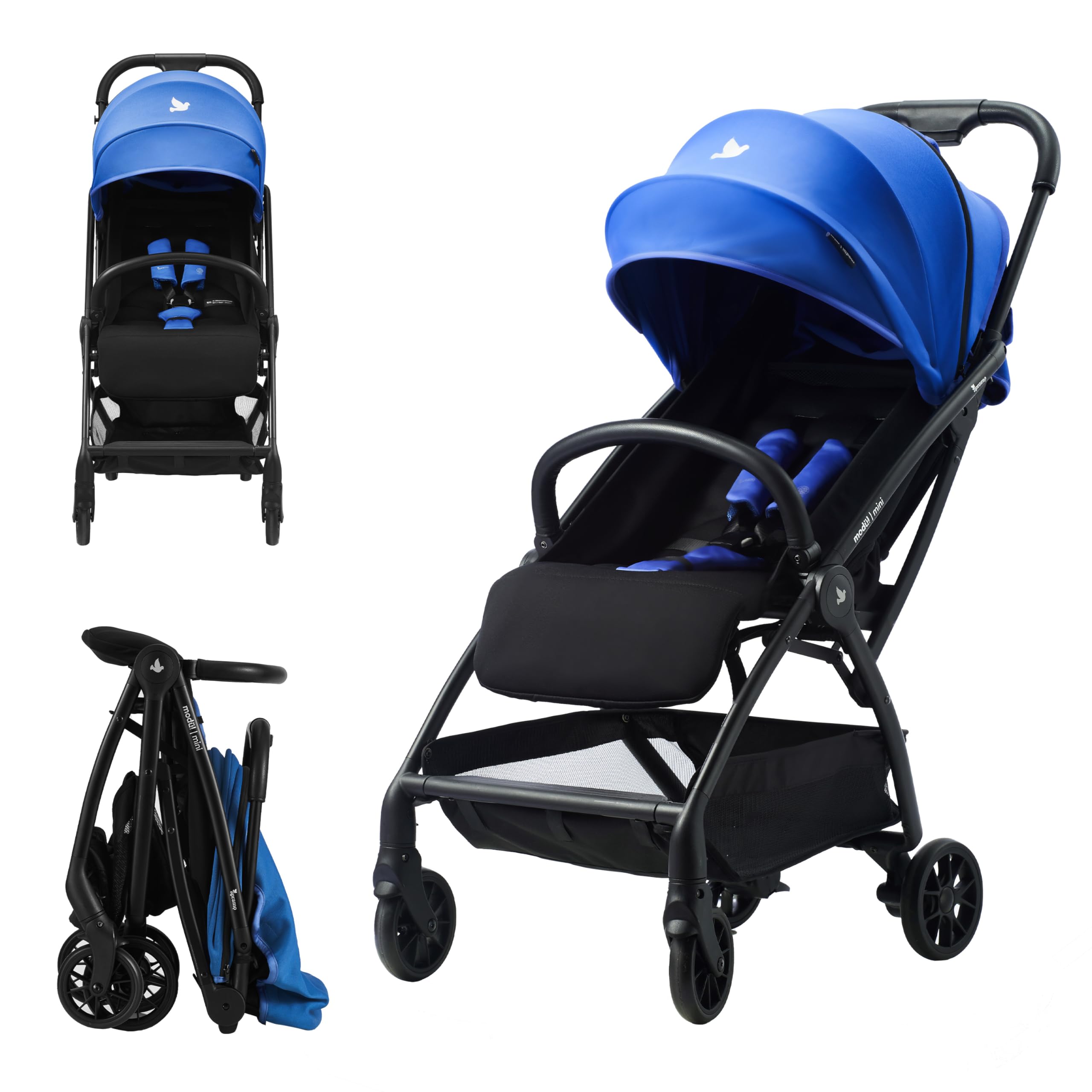 折りたたみ式ベビーカー ネイビー Amazon.co.jp: apramo (アプラモ) コンパクトベビーカー 軽量