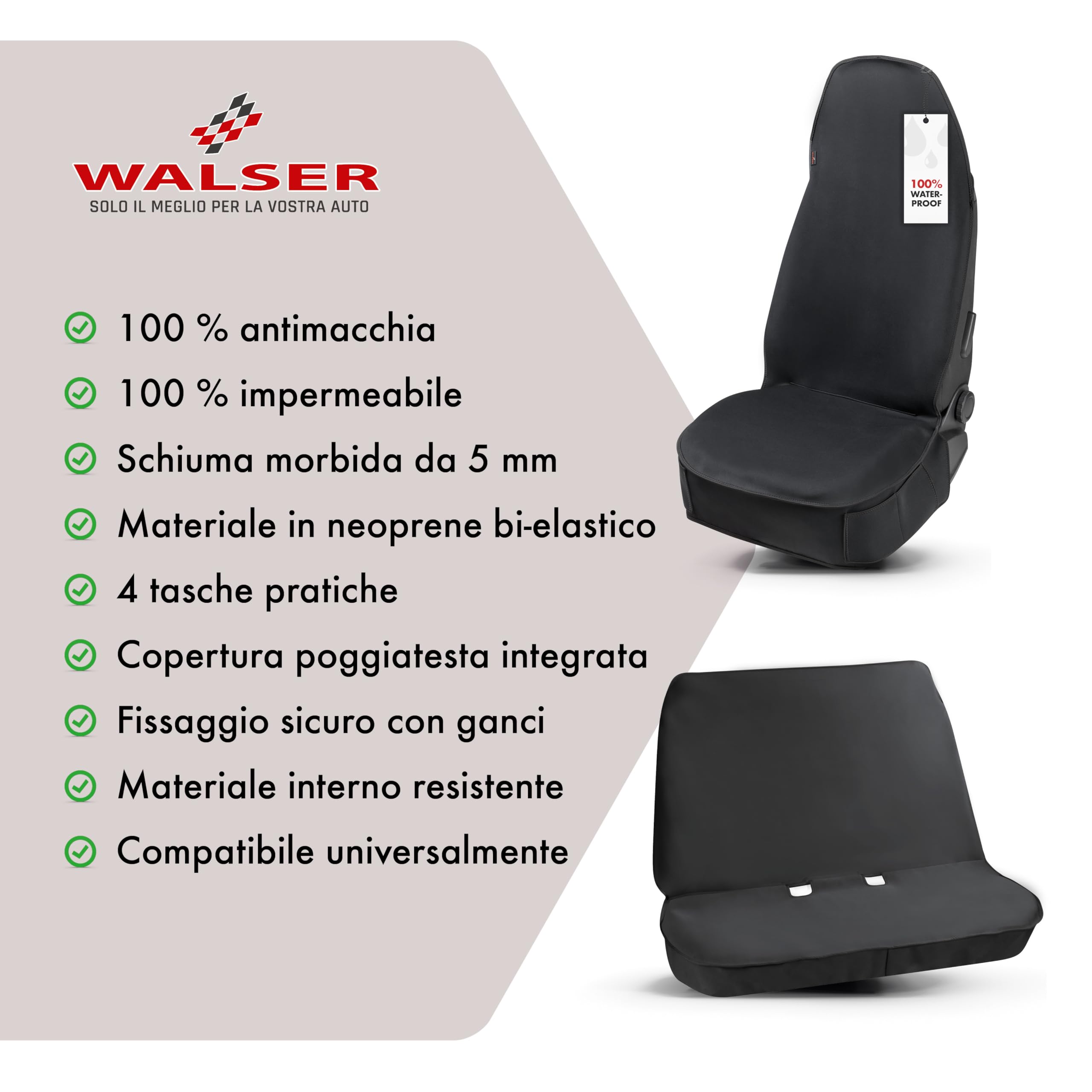 aleawol - 100 coprisedili usa e getta in plastica ultra spessi, 20 g, impermeabili e antipolvere, per mantenere il sedile pulito durante la manutenzione dell'auto