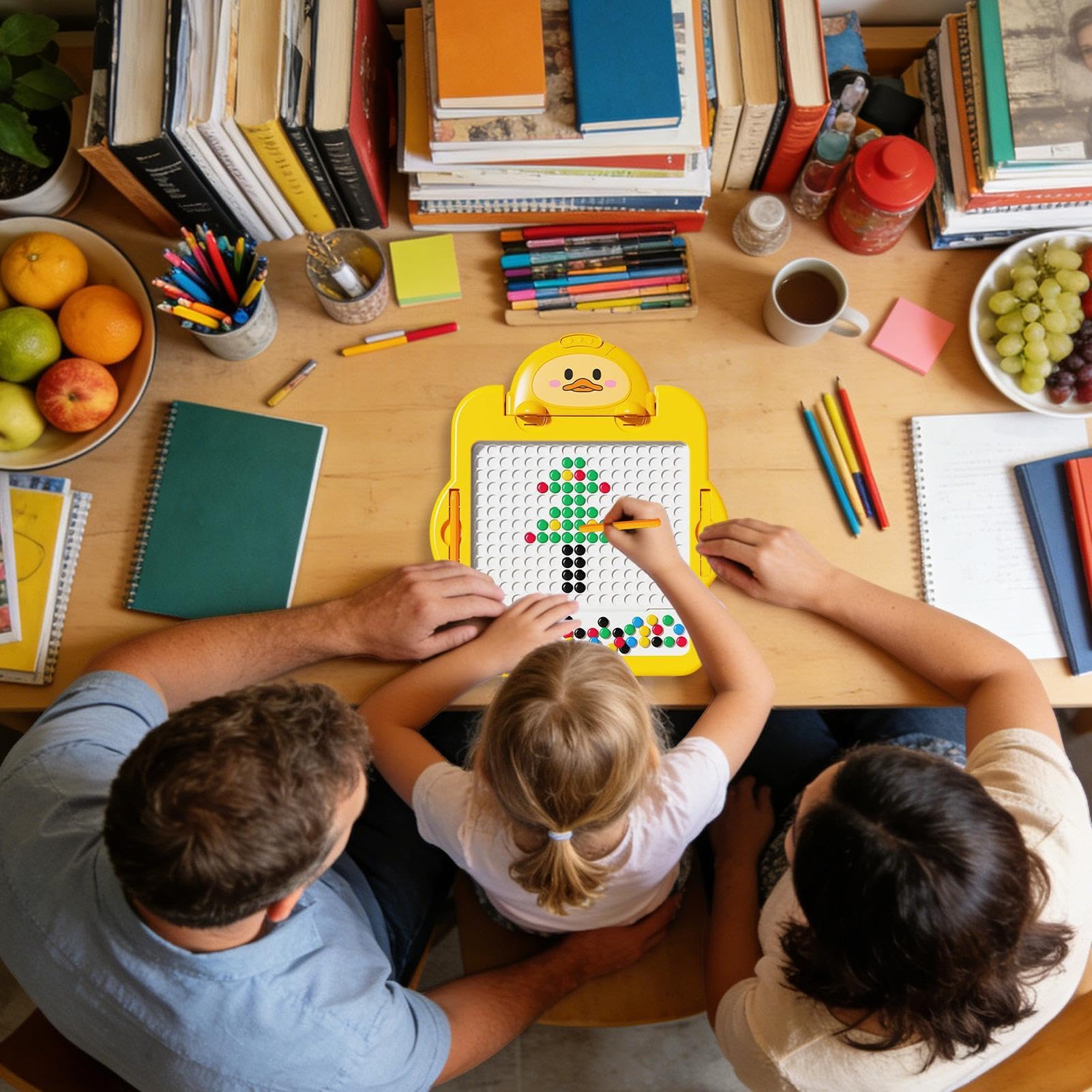 Tablica do Rysowania dla Dzieci Edukacyjna Zabawka Malarska | Magnetyczna Tablica Graficzna Dla Dzieci w Wieku 3-6 Lat, Dziewczynki, Chłopcy, Prezent na Boże