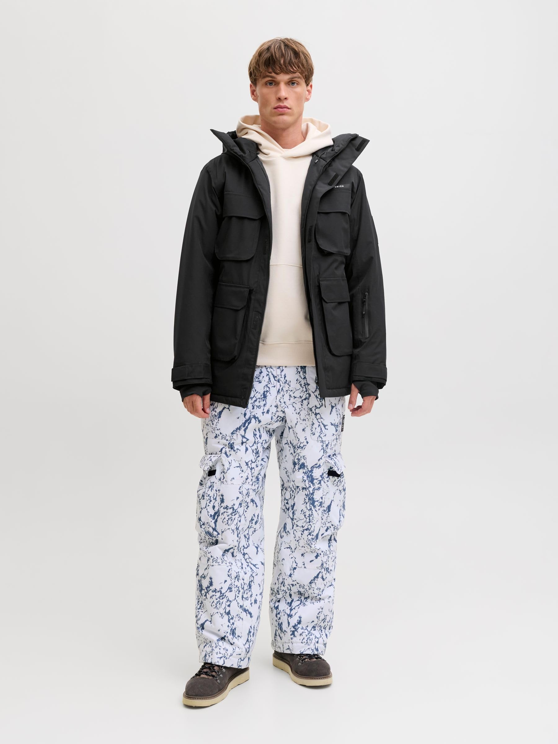 JACK & JONES Jjvaujany Ski Jacket Aw25 Jjvaujany Aw25 - Giacca da sci Uomo (Pacco da 1)
