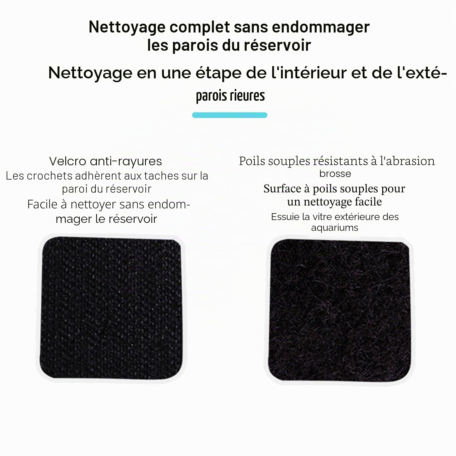 Kiuiom Aimant Aquarium Nettoyage,Brosse Magnétique Aquarium,Magnetic Fish Tank Algues Cleaner,Brosse Réservoir Poissons Magnetique,Nettoyeur Verre D'Aquarium,Brosse Nettoyante Bocal Poisson Floating