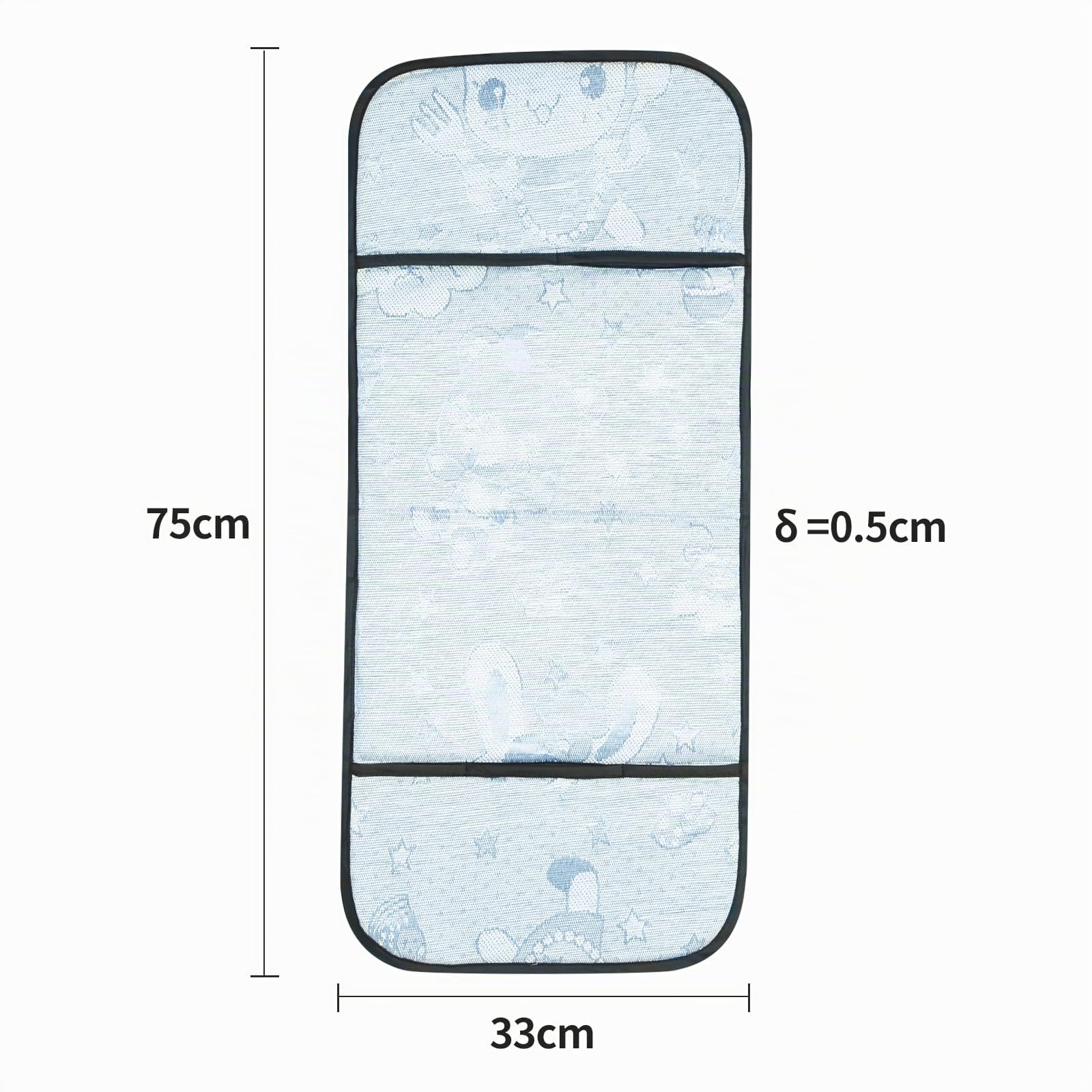 Cochecito de 4 ruedas, hasta 25 kg, capota grande, plegado compacto, respaldo reclinable, manillar ajustable en altura, ruedas grandes todo -A-negro