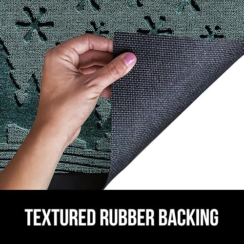 Miniatura 5 de Gorilla Grip WeatherMax - Tapete para todas las estaciones 100% impermeable, 17x29 pulgadas, goma natural duradera, resistente a manchas y