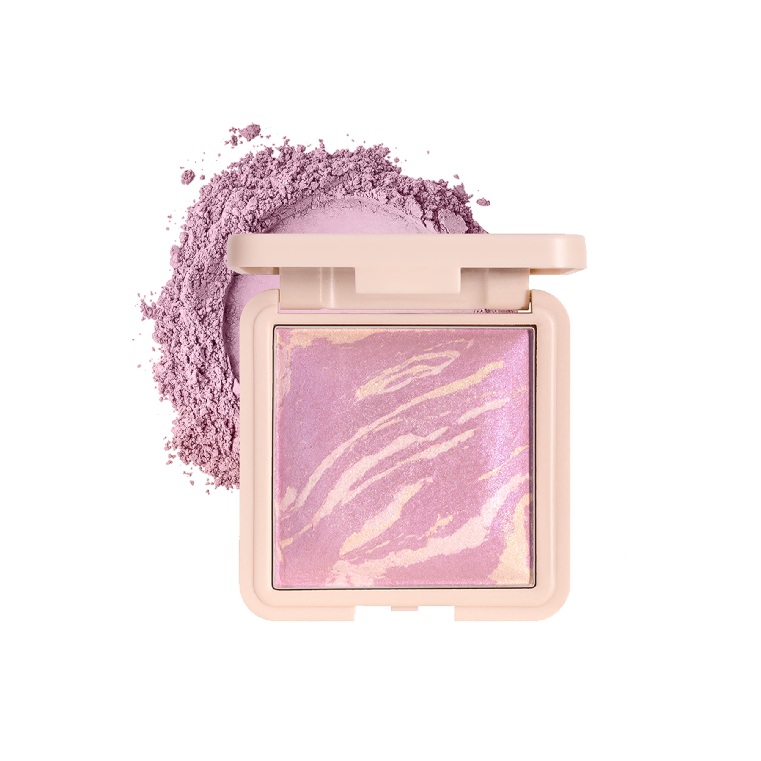 Note Cosmetics Marble Baked Blusher Fırınlanmış Allık - 02 Lavender