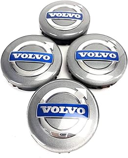 Hub Centre Caps for Volvo V40 V60 V90 S60 S40 V70 XC70 XC60 XC90, Car Wheel Center Hub Caps Replacement Part,A