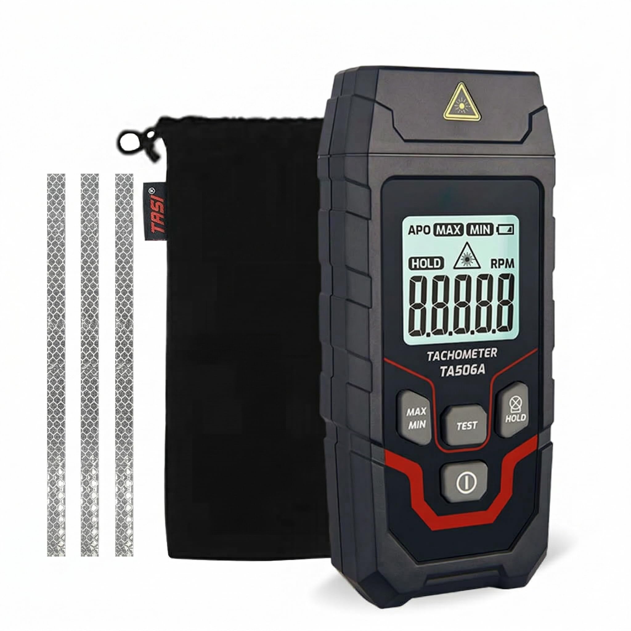 SKYKING Digital Laser Tachometer | Non-Contact RPM Meter for Motors & Machinery | High Accuracy Speed Measurement 2.5–100000 RPM | Backlit LCD | Includes Reflective Tape (2234C)-picture-15