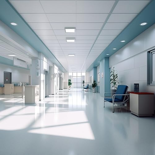 Miniatura 3 de Azulejos de techo lisos blancos, paneles de PVC de fácil instalación, impermeables, reutilizables y resistentes al fuego, no se hunden ni se rompen,