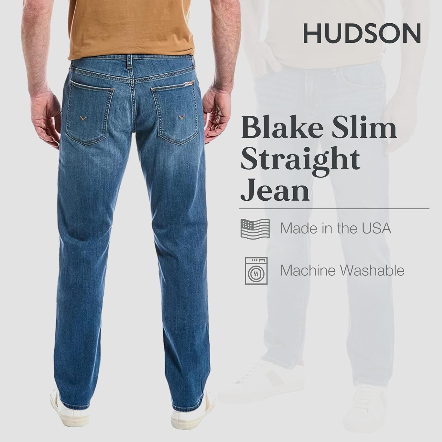 Hudson Jeans Men's Blake Slim Straight Jean - Image 3