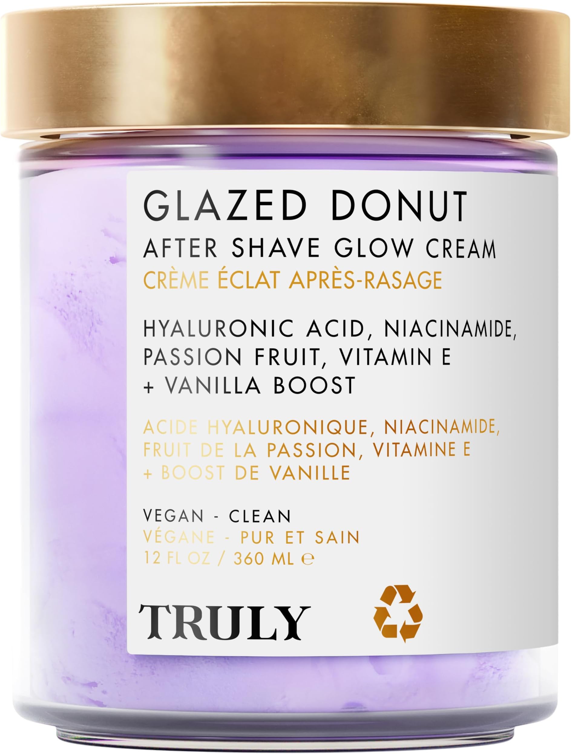 Truly Glazed Donut After Shave Moisturizer | Ultra-Hydrating for Smooth, Plump Skin After Shaving for Daily Use