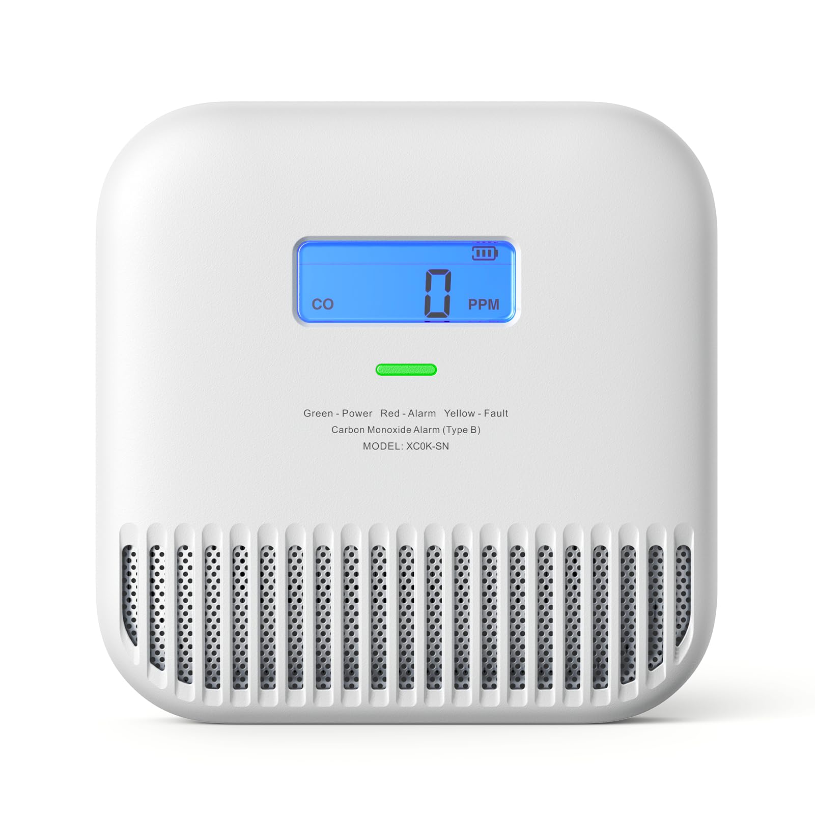 X-Sense Kohlenmonoxid Melder, tragbarer CO-Melder, integrierte 10-Jahres-Batterie, XC0K-SN, 1 Stück