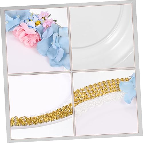 Miniatura 3 de NOLITOY 3 unids Flor Dim Sum Plato Snack Plato Plato Plato de servir Plato de Palomitas de Maíz Bandeja de Pastel de Boda Plato de Pasta Plato de