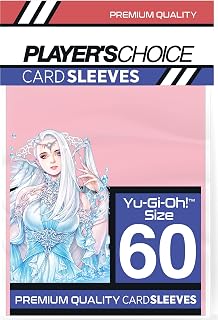 Japanime Games Player’s Choice Japanese-Size Sleeves – Pink 60CT- Card are Smooth & Tough for Cards Measuring Up to 59mmx86mm - Compatible with TCGs Like Yugioh Cardfight Vanguard (PCA2106)