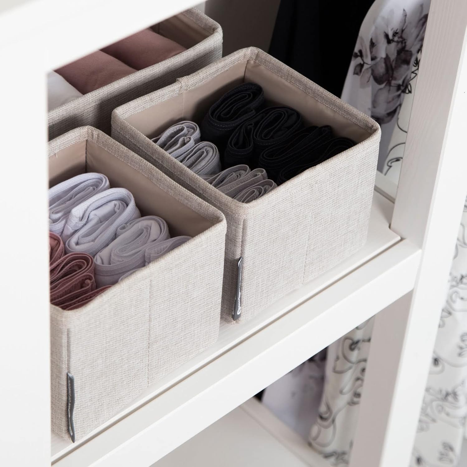Bigso Box of Sweden Storage Case Drawer Organizer (Beige), Gray