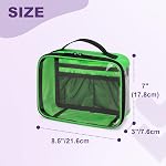 Trunab 4 Pcs Premiers soins Sac vide de la poche médicale couleur codée poches zippées claires pour l'organisation de trousses d'urgence, médecine, pour la maison extérieur des fournitures de voiture (Bag seulement)