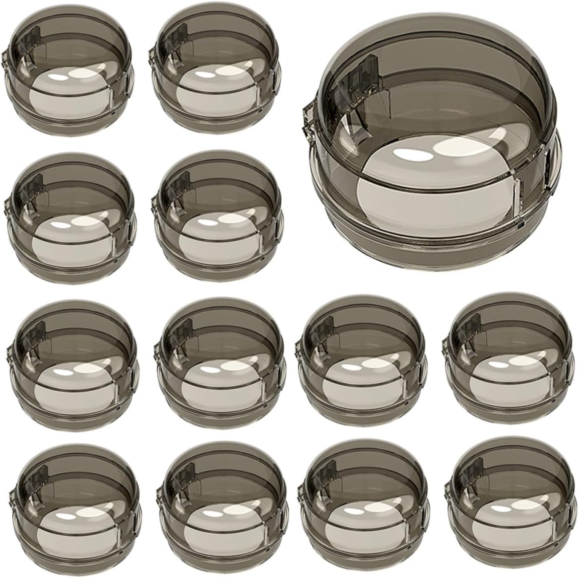 24pcs Stove Safety Knob Covers Gas Stove Top Protector Childproof Oven Knob Covers Easy to Open Lightweight Design