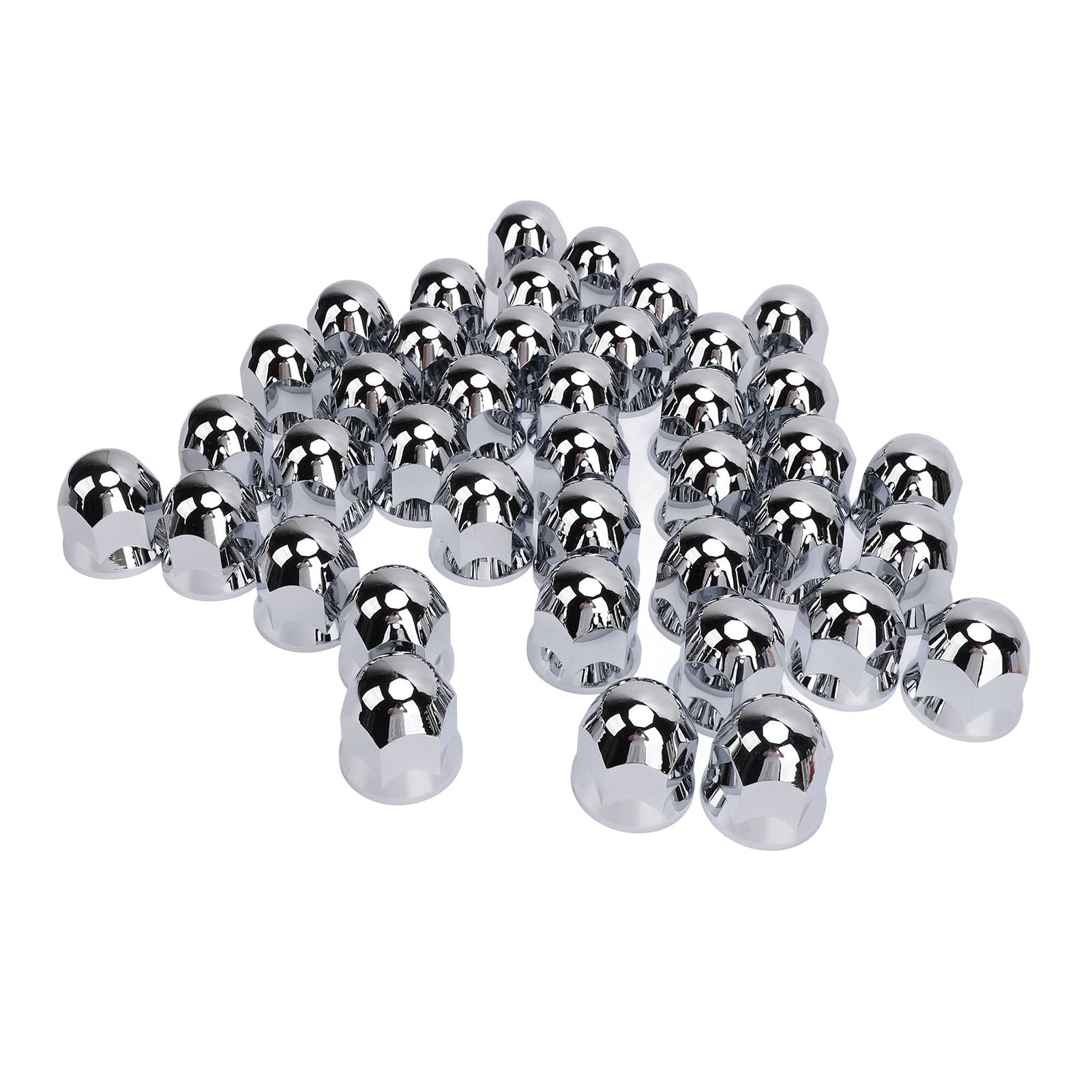 Generic Bezpieczne Osłony Nakrętek Kołnierzowych 33 Mm Stylowa i Trwała Konstrukcja do Pojazdów Ciężarowych 40 Szt (40szt)