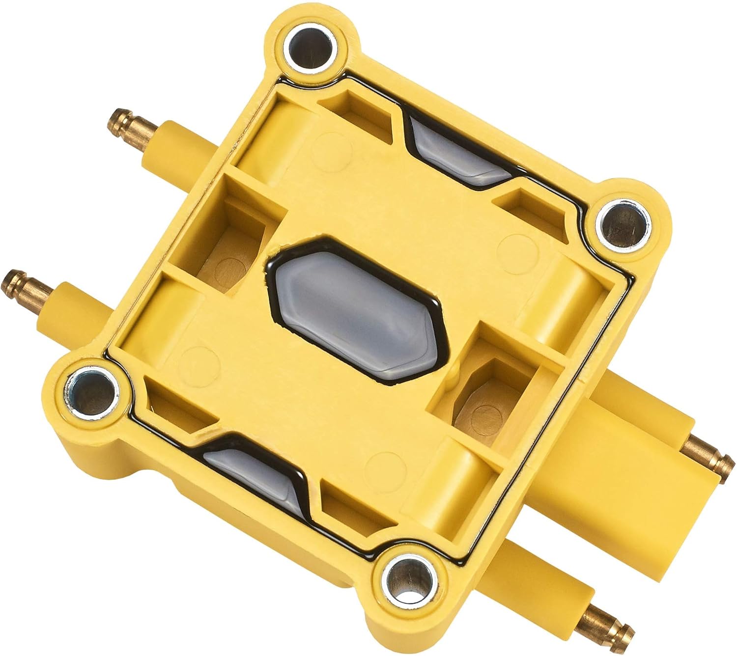 ENA Yellow Ignition Coil Pack Compatible with Chrysler Dodge Jeep Eagle Plymouth Mitsubishi Neon ebring Avenger Eclipse Voyager TJ Viper Liberty Wrangler Replacement for C1136 UF189 UF403 UF410