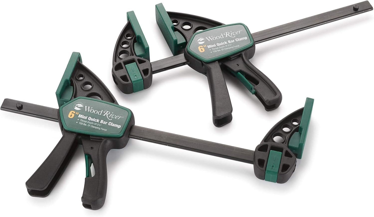 Woodriver Mini Quick Bar Clamp - 6” - 2 Pack