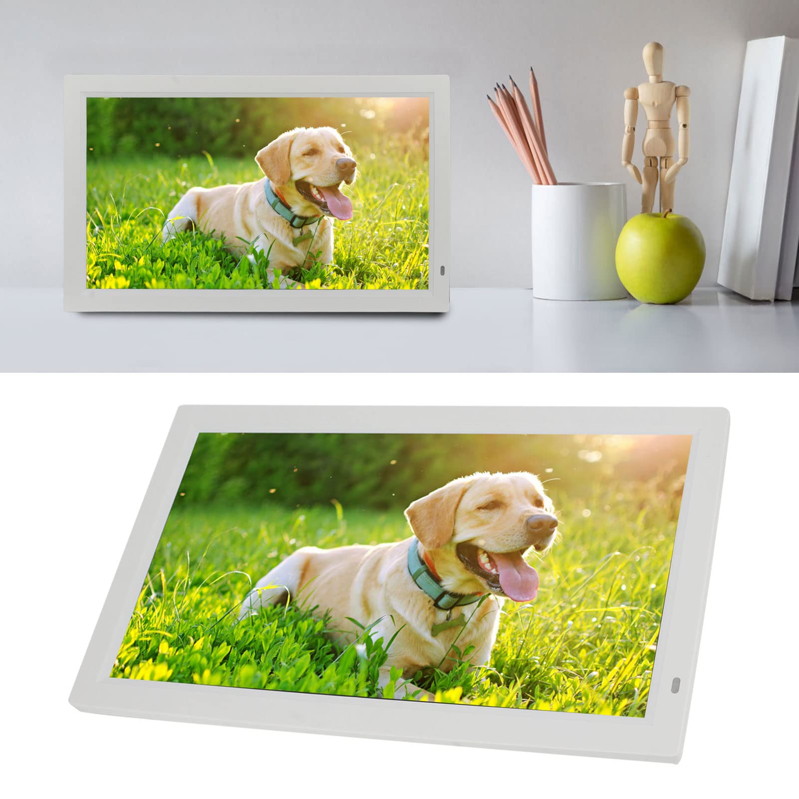 Amazon | デジタル写真フレーム、リモコンとブラケット付きの22インチ