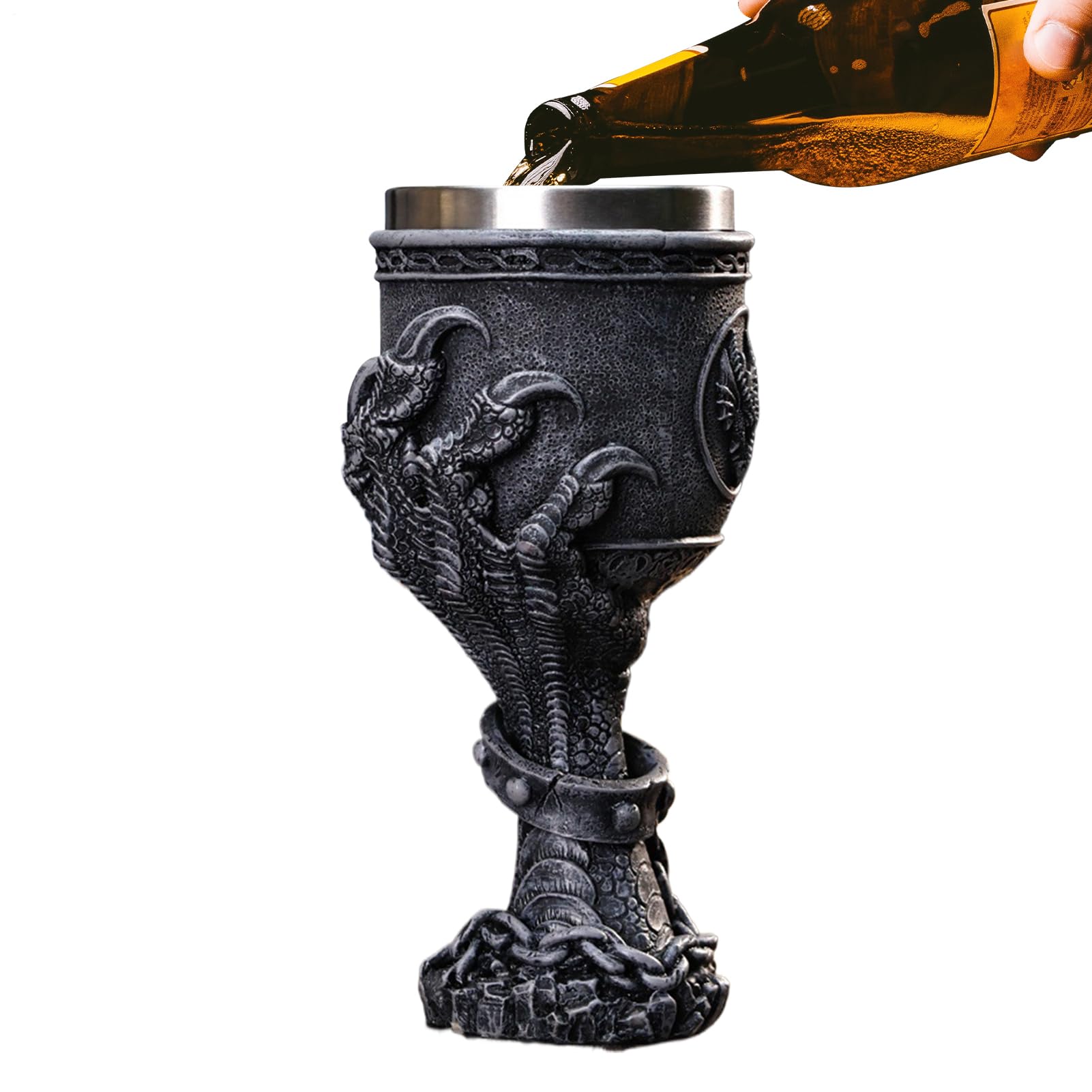 Gobelet fantastique griffe de dragon médiévale, le cadeau idéal pour de grandes fêtes