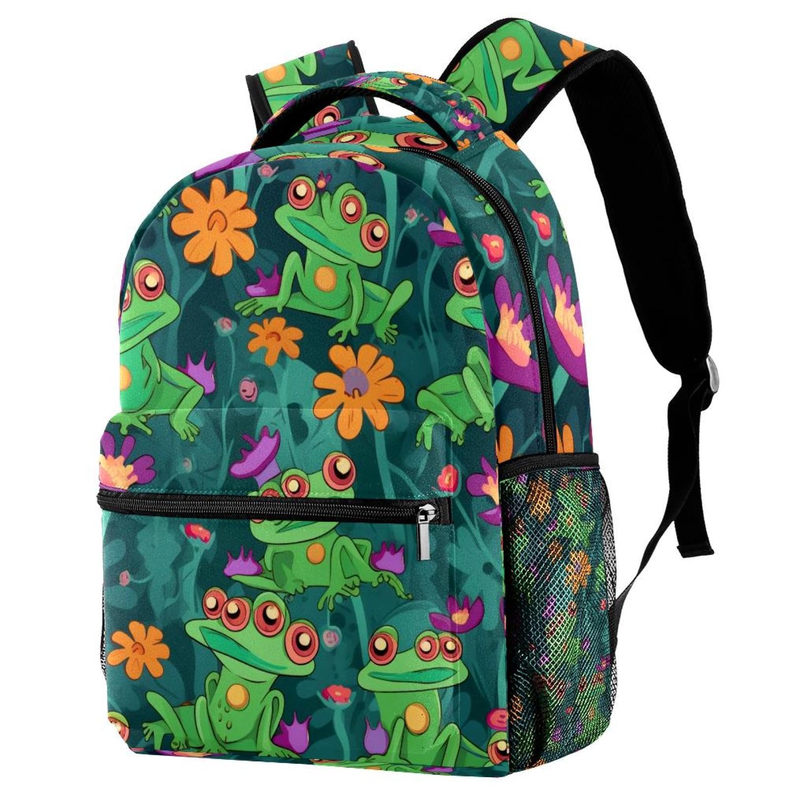 Mochila escolar de mariposa brillante con base acolchada antirrayaduras 7