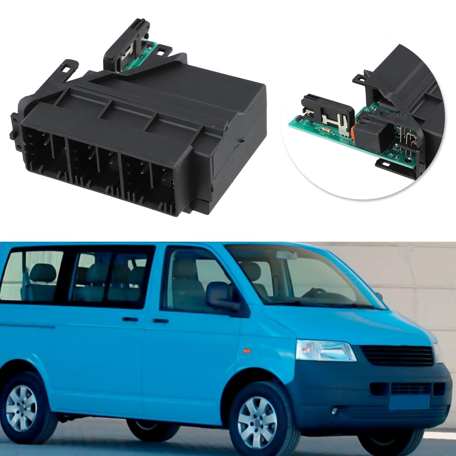 Fensterhebermotor-Modul für T5 03-09 vorne links 7H1959801A, Kunststoff