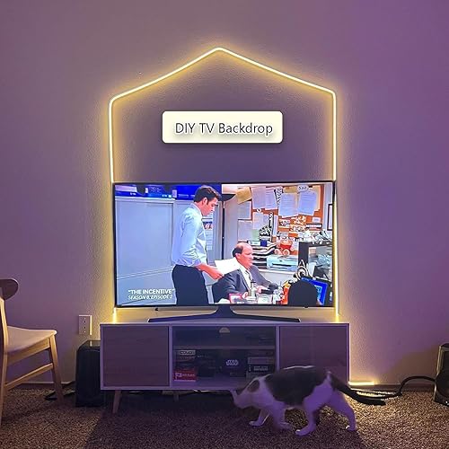 Miniatura 8 de JUNWEN Kit de luces LED para espejo de tocador, resistente al agua de 16.4 pies, 600 luces LED blancas cálidas, espejo de tocador para tocador,