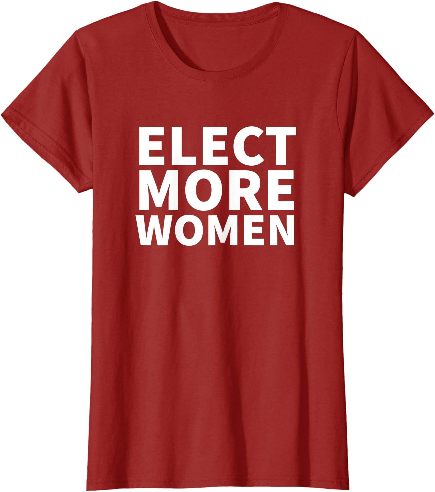 Womens Elect More Women T-Shirt | Progressive Women's Rights Shirt