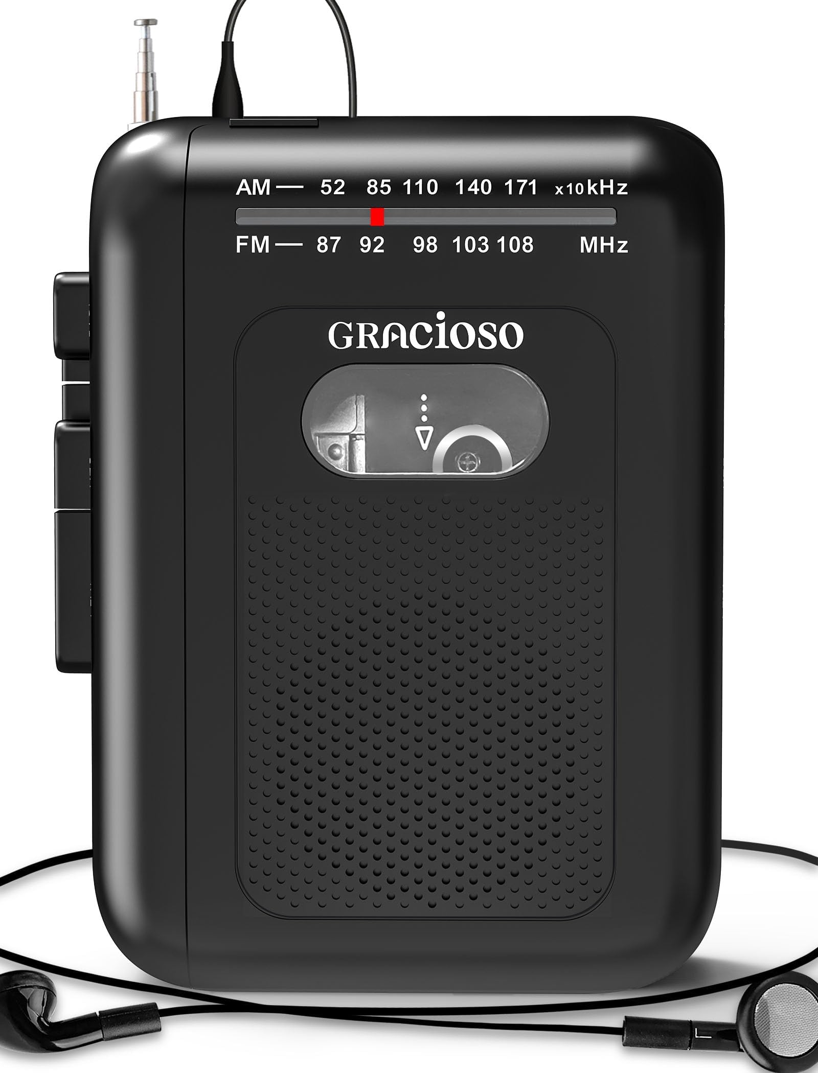 Auto Reverse Walkman Cassette Player Portable Cassette Recorder Player with AM FM