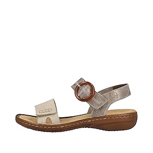 Amazon.com | Rieker Women's Sandal, Beige, 7.5 | Sandals Amazon.com | Rieker Women's Sandal, Beige, 7.5 | Sandals