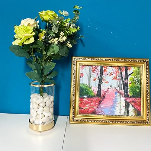 Miniatura 9 de 10 libras de guijarros blancos para plantas de interior, piedras de río pequeñas de 0.8-1.2 pulgadas para macetas, jarrones, peceras, jardín,