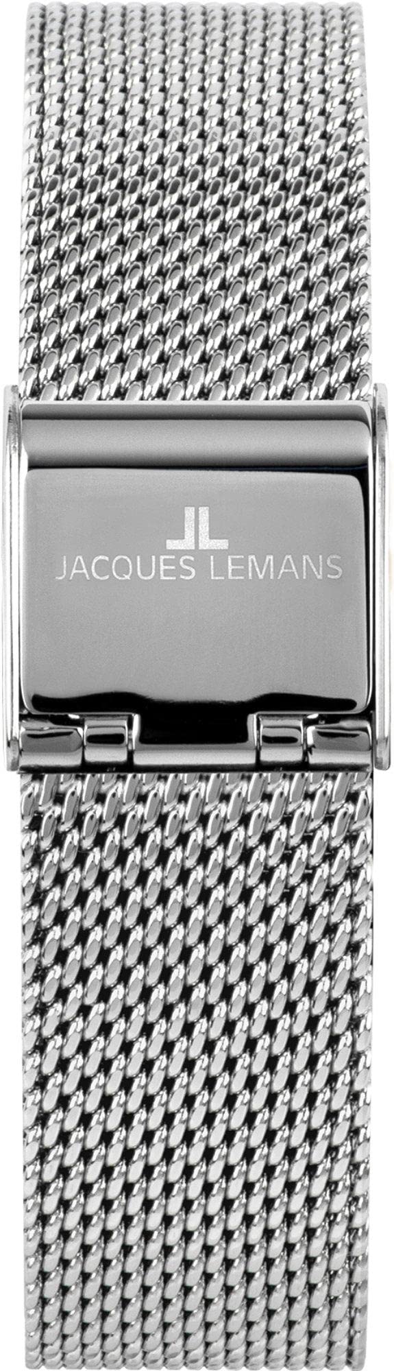 Jacques Lemans Damenarmbanduhr Design 1-2092M Edelstahl, Mond, Sonne