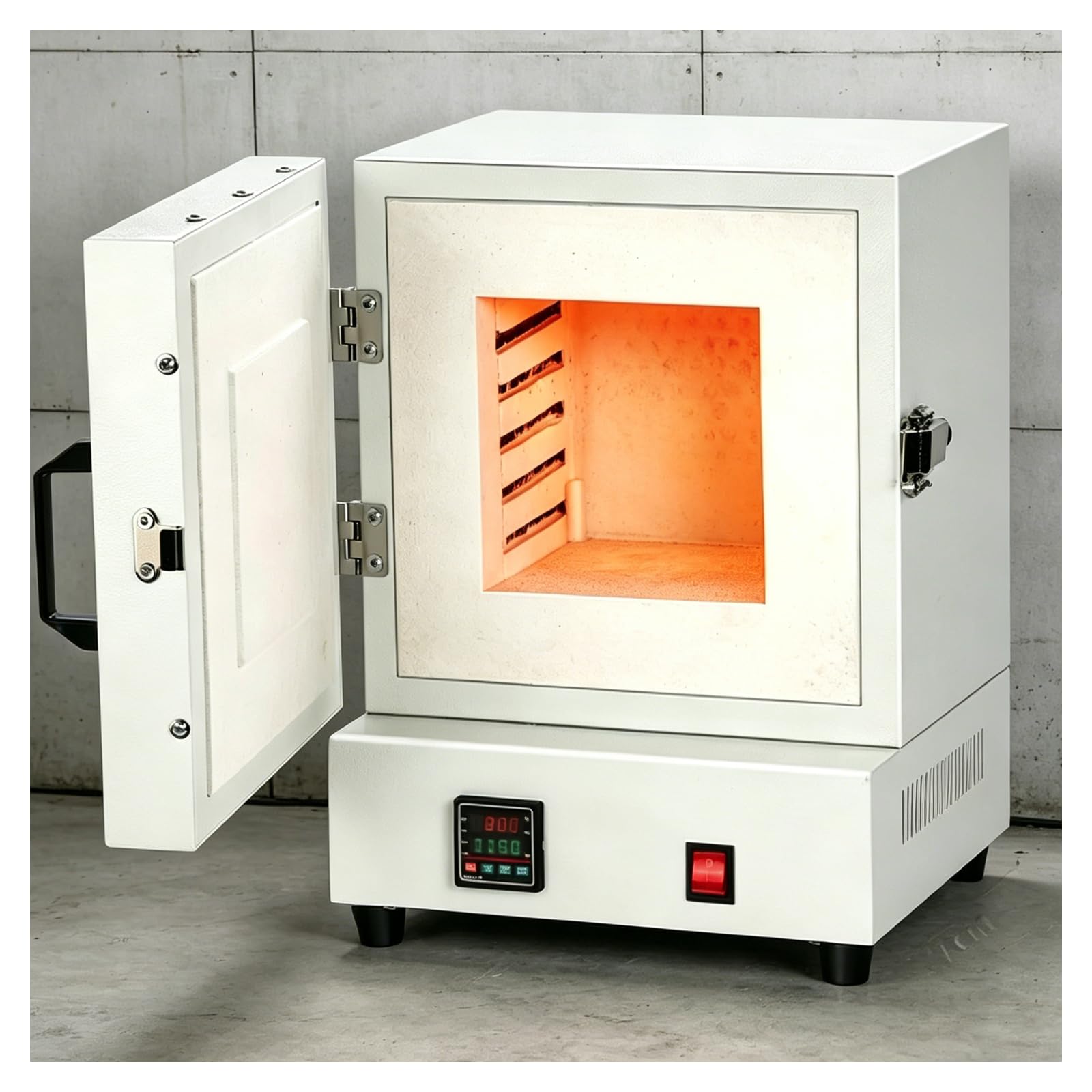 ZHENYUWANG Enclosed Muffle Furnace, Household Pottery Kiln, High Temperature 2102℉/1150℃, Furnace With Controller, Suitable For Jewelry Making, Wax Casting, Clay Pottery And Ceramic Diy 220V